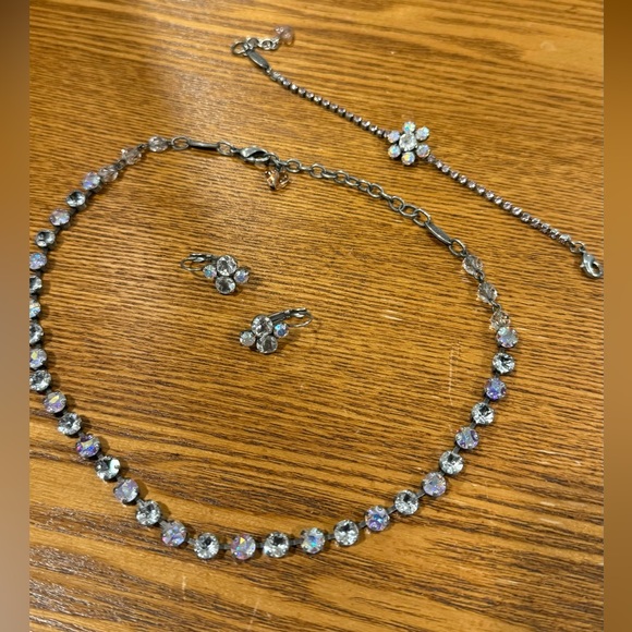 AUTHENTIC SABIKA Happy choker, earrings, sparkly